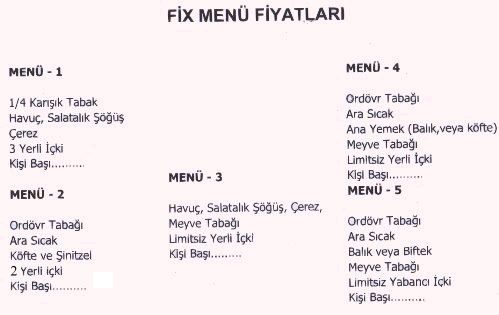 Fix Men�ler